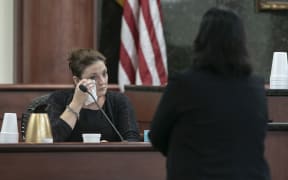 Amber Kyzer, mother of five children who were killed by their father Tim Jones, in Lexington, S.C., Tuesday, June 11, 2019.