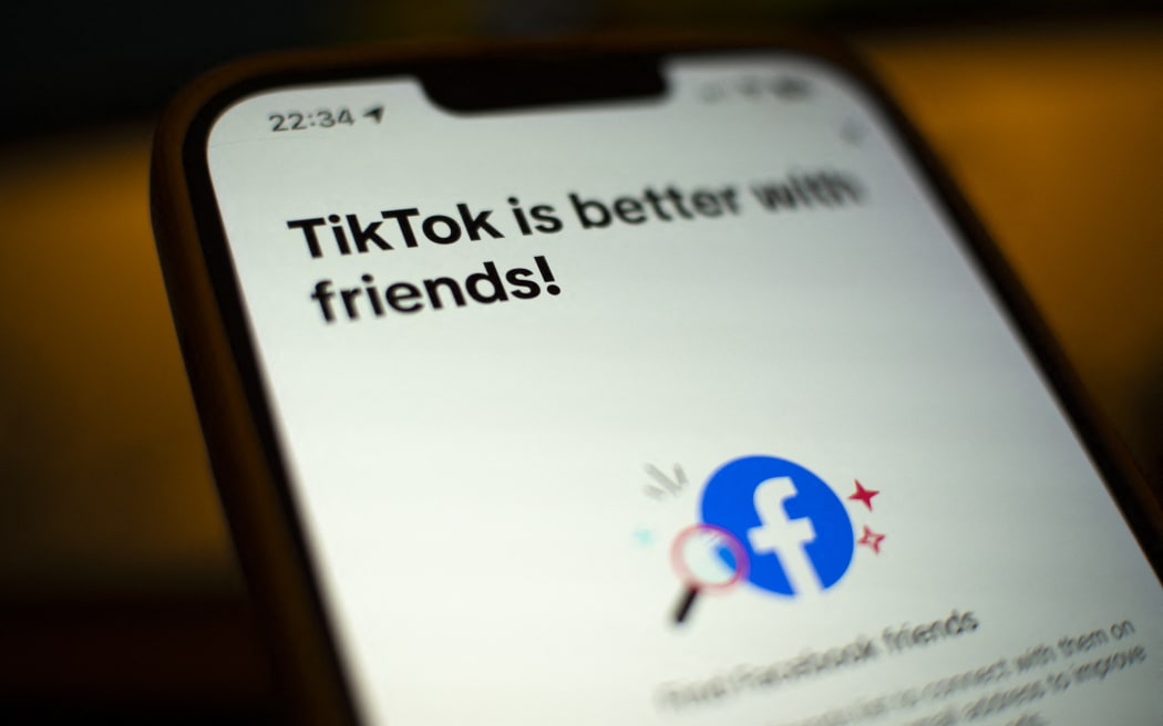 The TikTok app is seen on an iPhone in this photo illustration on 25 April, 2023 in Warsaw, Poland. (Photo by Jaap Arriens/NurPhoto) (Photo by Jaap Arriens / NurPhoto / NurPhoto via AFP)