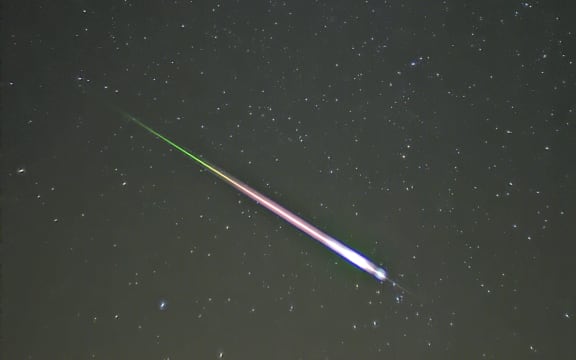 A meteor photographed in 2009