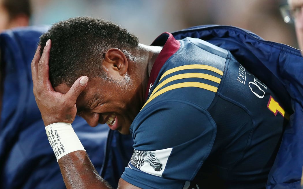 Highlanders winger Waisake Naholo.