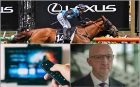 Images of Melbourne Cup, TV streaming and ASIO boss Mike Burgess.