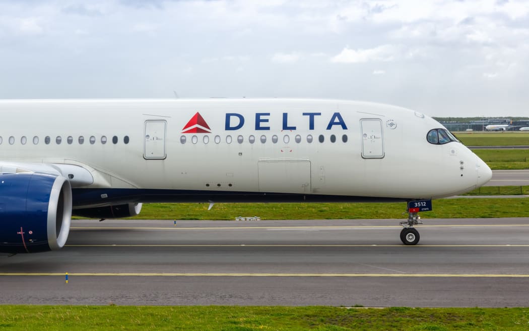 A Delta A350 airplane.