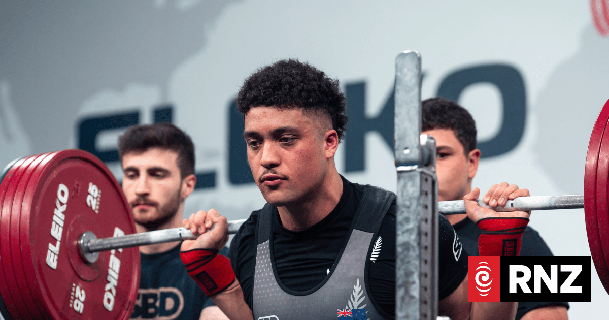 Māori champion junior powerlifter shares his journey to success