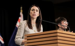 Prime Minister Jacinda Ardern announcing the Cabinet reshuffle.