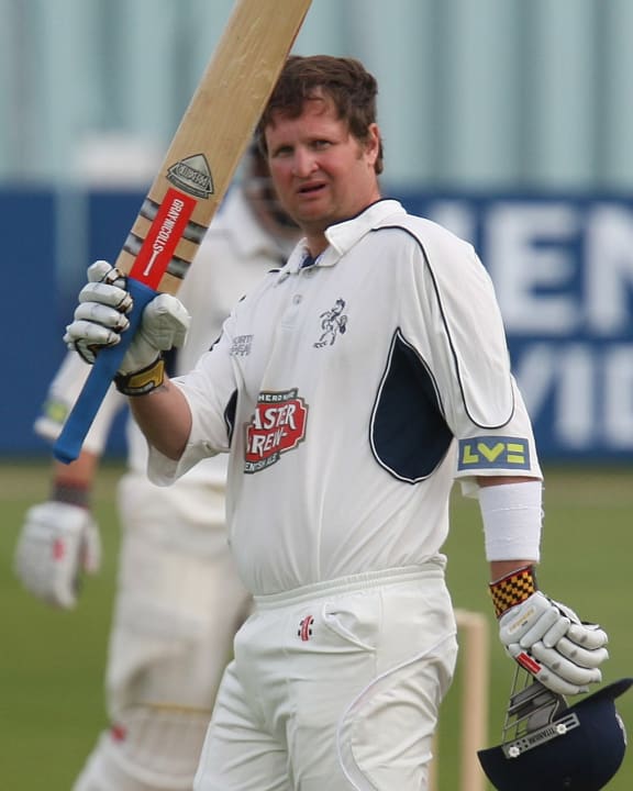 Robert Key playing for Kent in 2008 scored a century against the Black Caps.