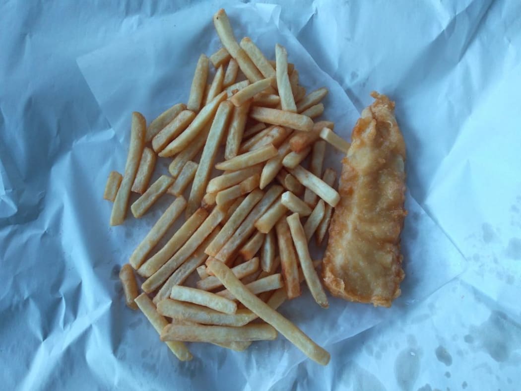 Fish and chips from @Park Takeaway, Whanganui