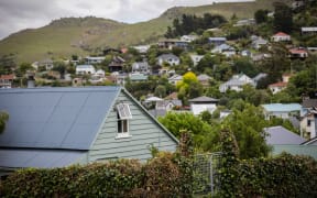 Houses around Lyttelton area in Christchurch