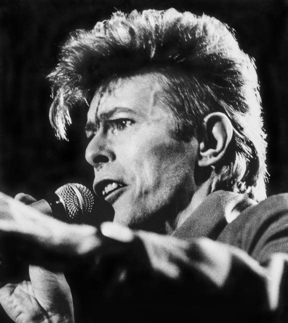 David Bowie at Western Springs in 1987