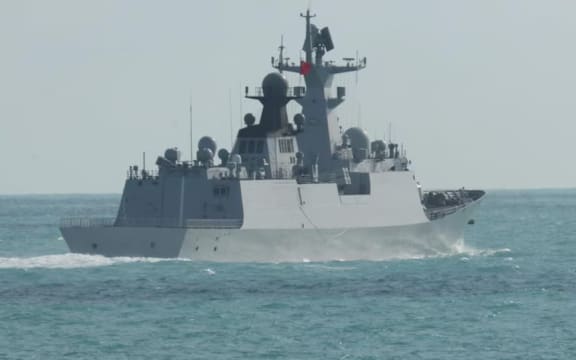 The Jiangkai-class frigate Hengyang was among the Chinese flotilla sailing east of Sydney.