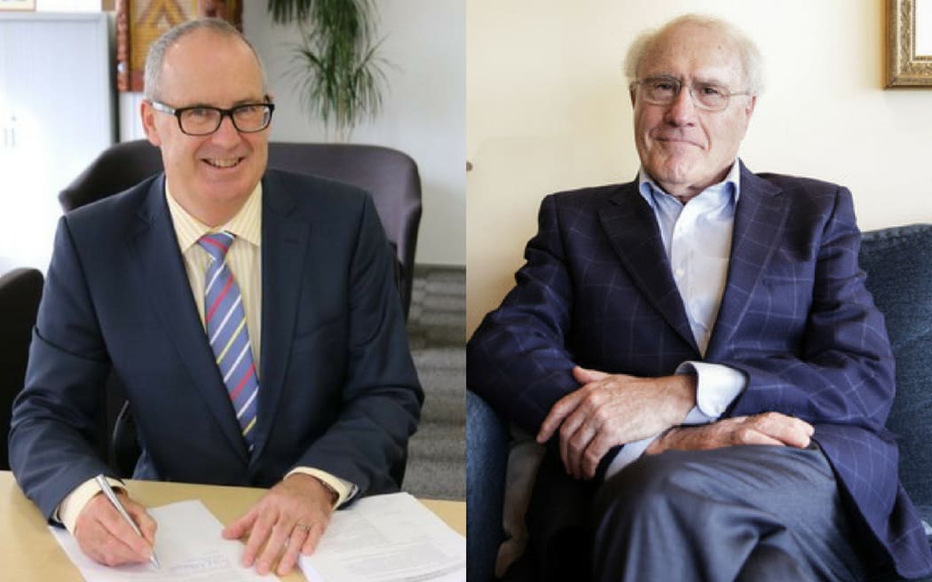 Former Auditor-General Martin Matthews, and former Prime Minister Sir Geoffrey Palmer.