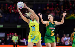 Kim Jenner of Australia during the Fast 5 Netball World Series Final, 2022.