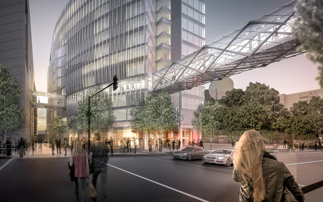 An artist's impression of the convention centre.