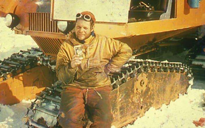 Leslie Quartermain at the South Pole Traverse, 1959-1960