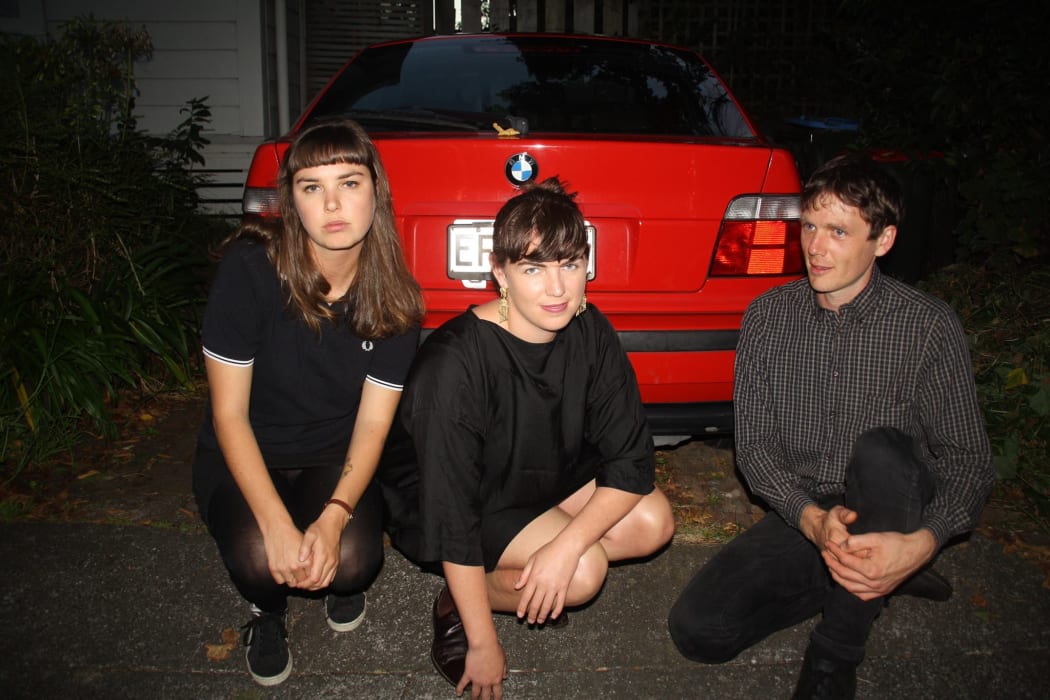 From left: Emily Littler, Billie Rogers and Christopher Varnham of Street 
Chant