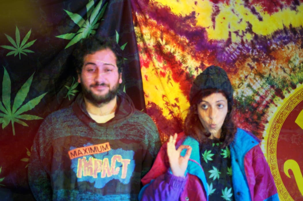 Liam Dargaville and Reem Nabhani