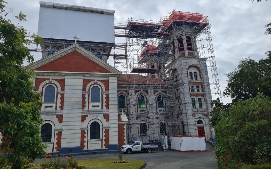 Geeves Scaffolding won a national award for its work on the Sacred Heart Basilica in Timaru.