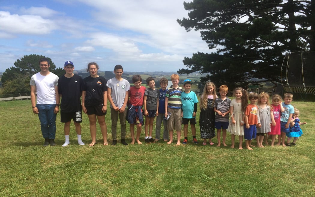 Robyn Pearce's 17 grandchildren