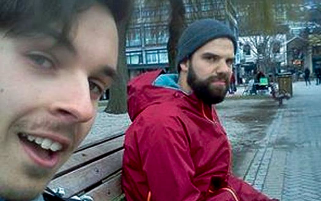 Louis-Vincent Lessard (left) and Etienne Lemieux in Queenstown.The photo was uploaded to Facebook on 6 July.