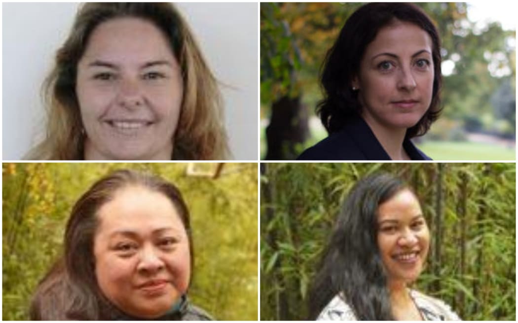 From top left to right, Rochelle Bailey, Charlotte Bedford, Gemma Malungahu and Telusa Tu'i'onetoa.