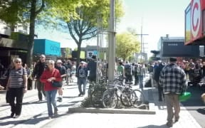 The mall has been in Cashel Street for a year.