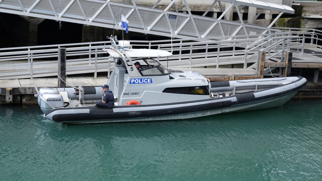 police dive boat looking for Mandeep Singh