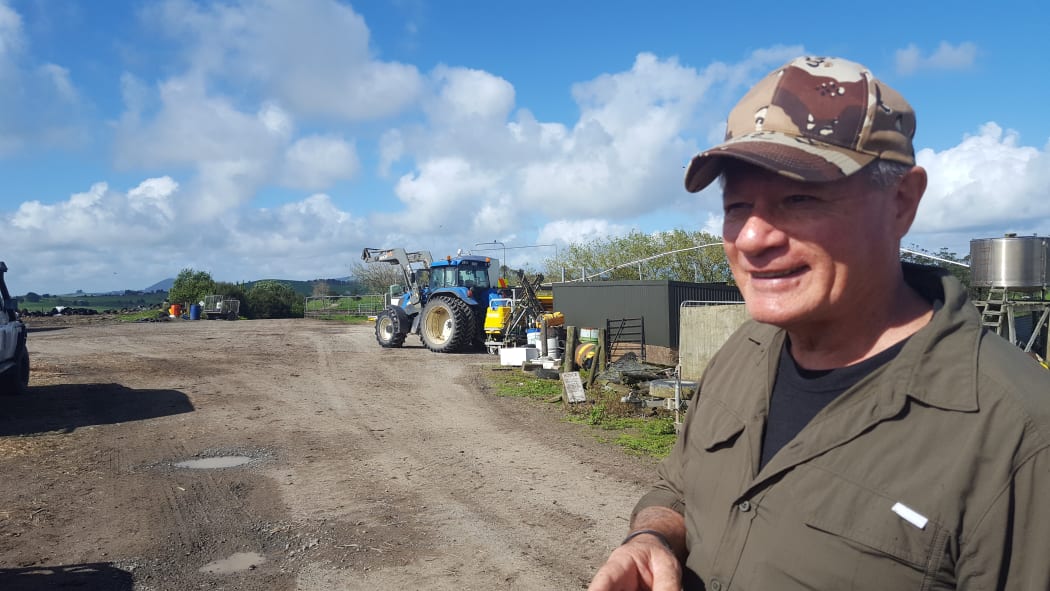Northland river campaigner Millan Ruka on the paper road.