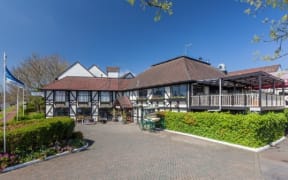 The Surrey Hotel in Greylynn - built in the Tudor age (1989)