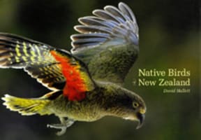Cover of David Hallett's photographic book 'Native Birds of New Zealand'.