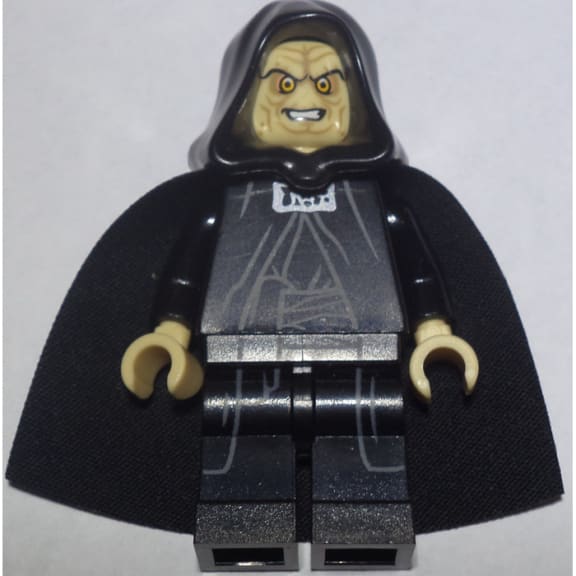 Today Ben's lego Emperor Palpatine is more faded than this one
