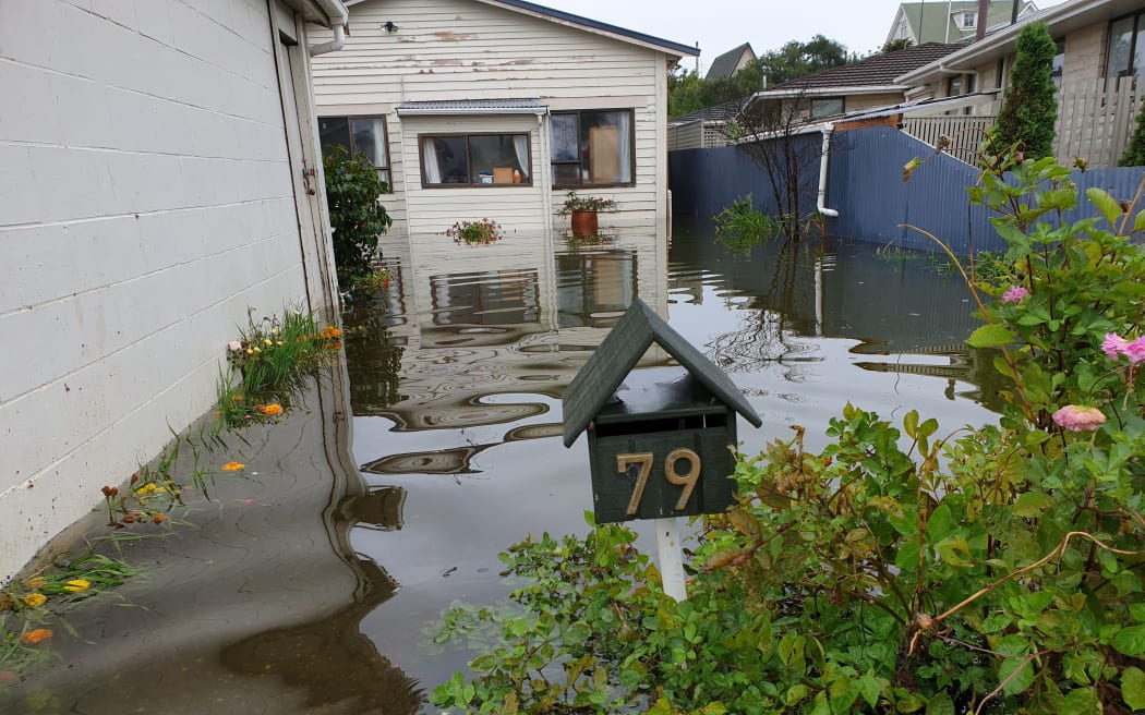 A Hokitika resident's house has been flooded out.