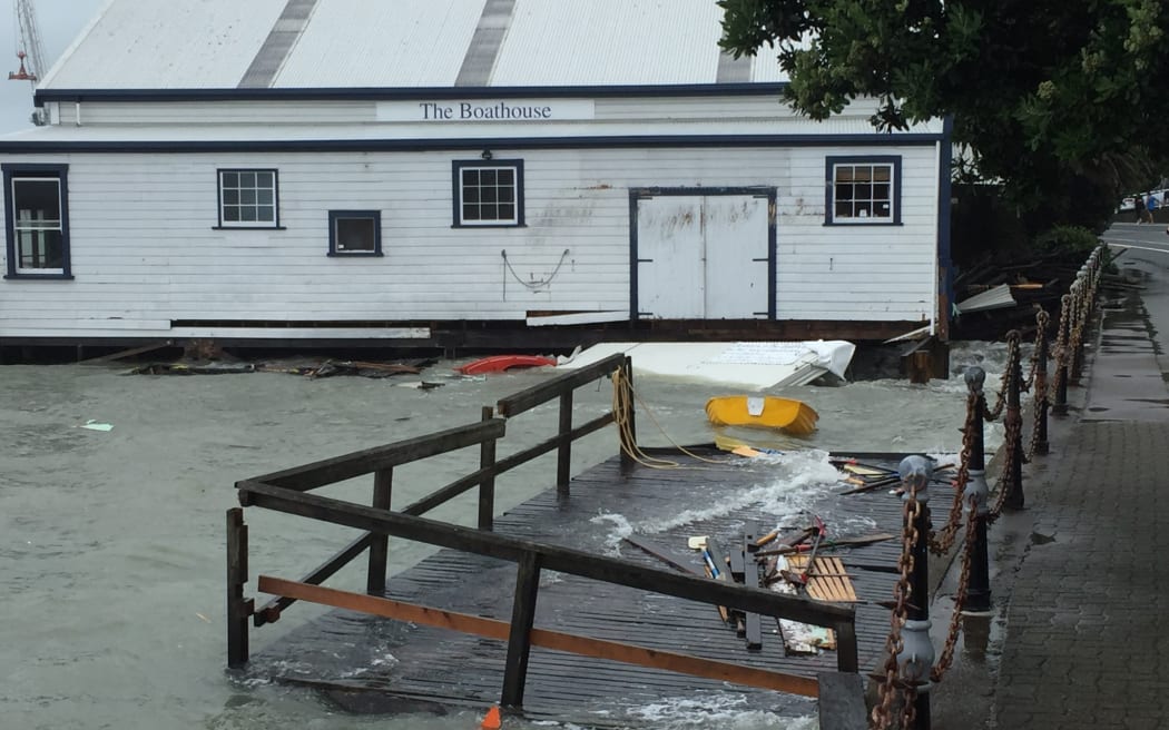 The Boathouse on Nelson's waterfront.