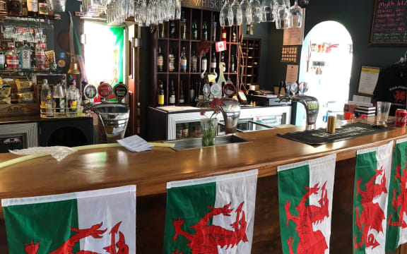 Owner of the Welsh Dragon Bar in Wellington, Andrew Jones, said although he's not witnessed a Wales win before, he's got a good feeling about this one.