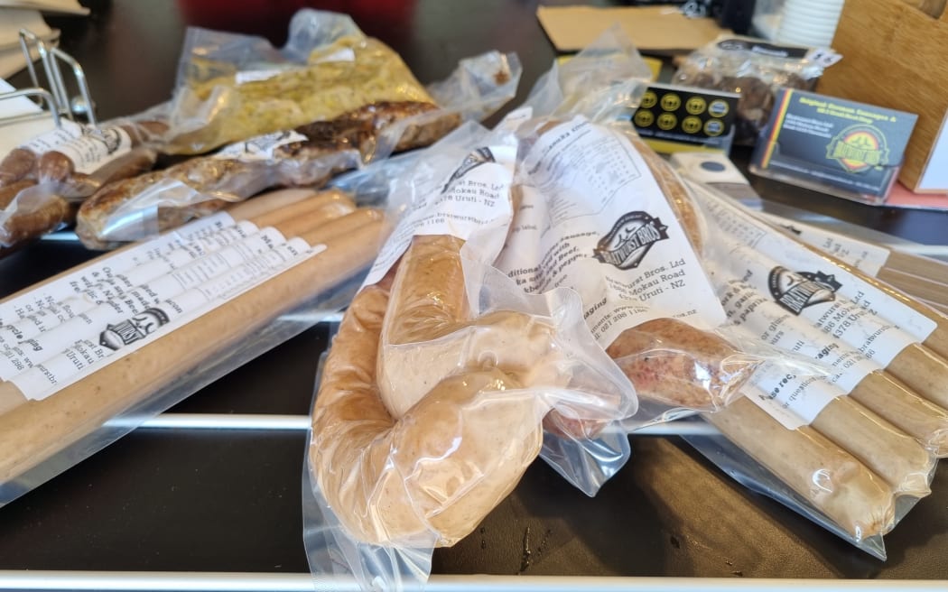 Packaged sausages from Bratwurst Bros.