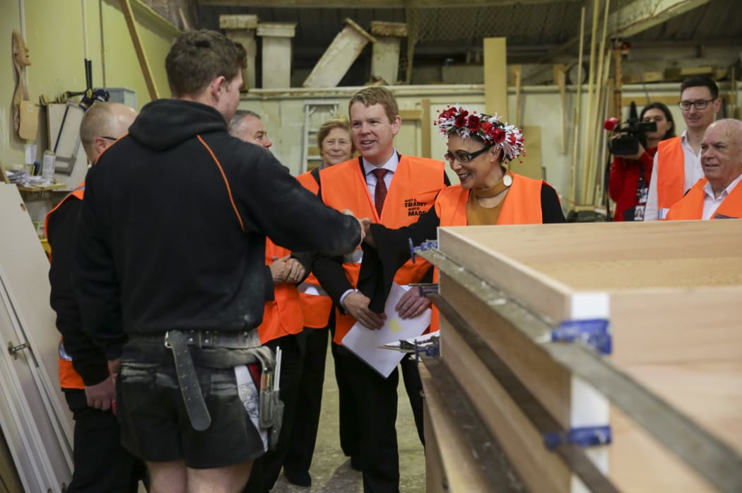 Chris Hipkins Minister of Education, State Services, and Minister Responsible for Ministerial Services and Jenny Salesa Minister for Building and Construction and Ethnic Communities