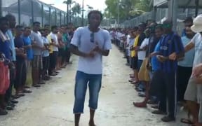 Abdul Aziz Adam said the refugees intended to carry out peaceful resistance.