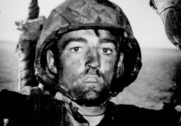 A USA marine in WW2 exhibiting the “thousand-yard stare” – evidence of shell shock which would later be known as post-traumatic stress disorder.