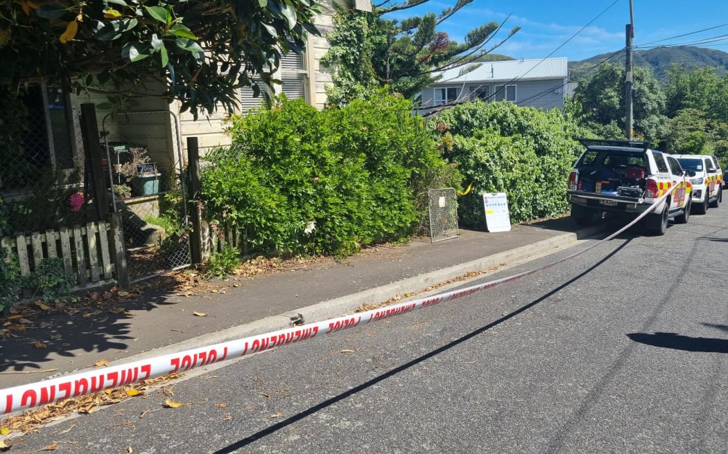 Police were called to assist Fire and Emergency after a blaze at a Creswick Terrace property in Wellington's Northland on 3 January, 2022.