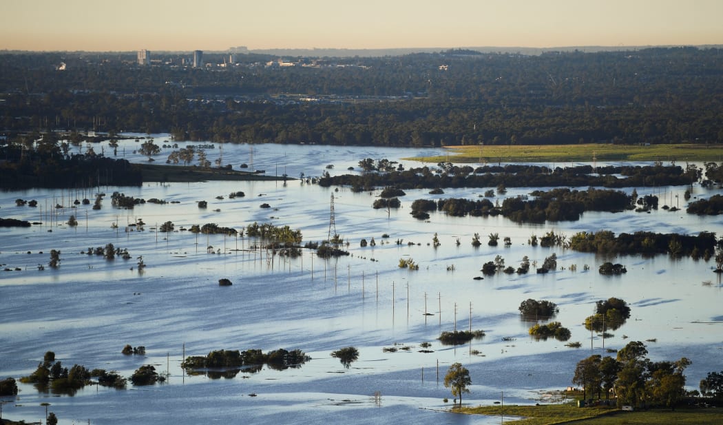 Flood damages in the Windsor and Pitt Town areas along the Hawkesbury River area of Greater Sydney on March 24, 2021.