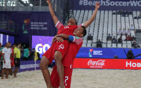 Tahiti overwhelmed Spain 12-8 in their second World Cup group match.