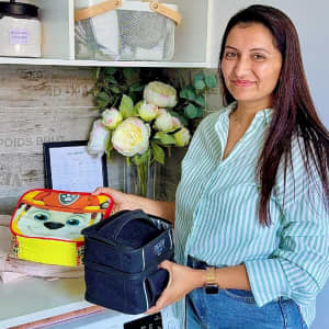 Sydney content creator Minakshi Gajera has cleaned all kinds of stains and spills in her children’s school bags and fabric lunch boxes.