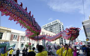 Celebrations for the Year of the Snake in February 2013 in Wellington
