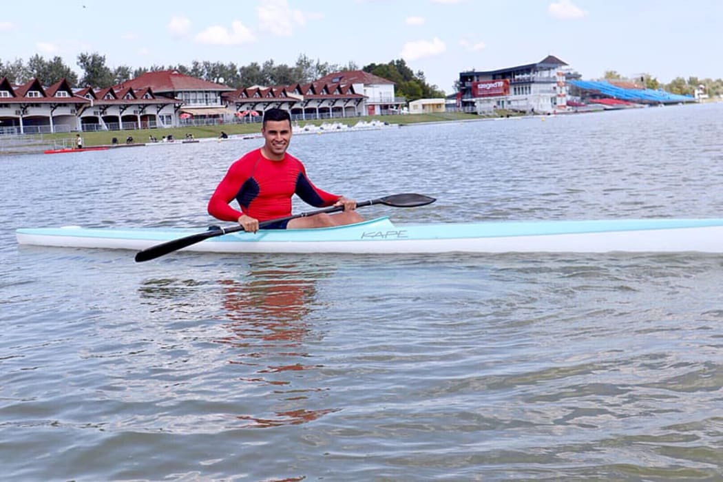 Tongan kayaker Pita Taufatofua