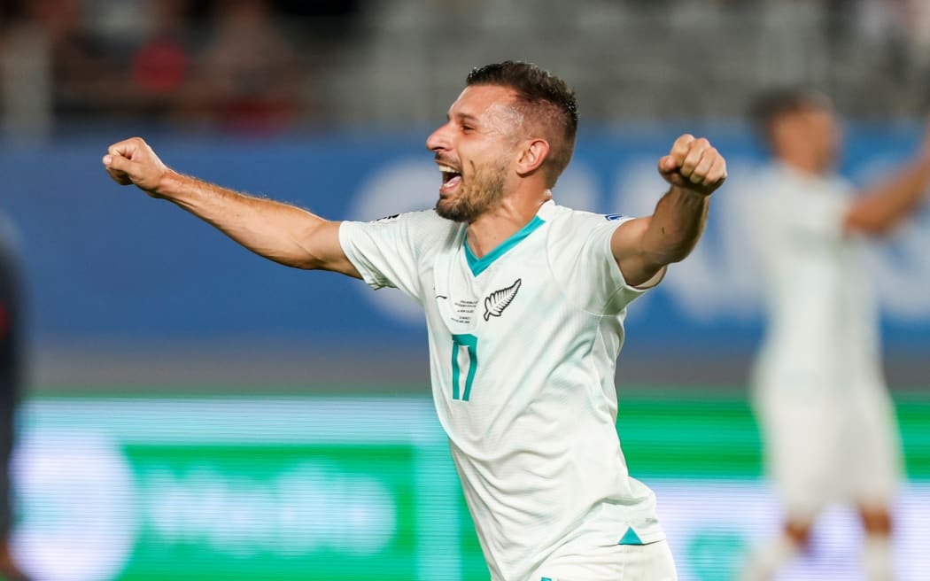 All Whites striker Kosta Barbarouses.
