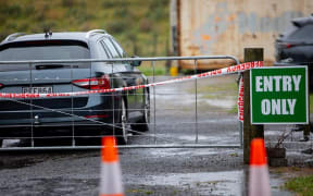 Scene of the Waitārere shooting.