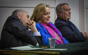 Judith Collins at the "Meet the candidates meeting" at Drury.