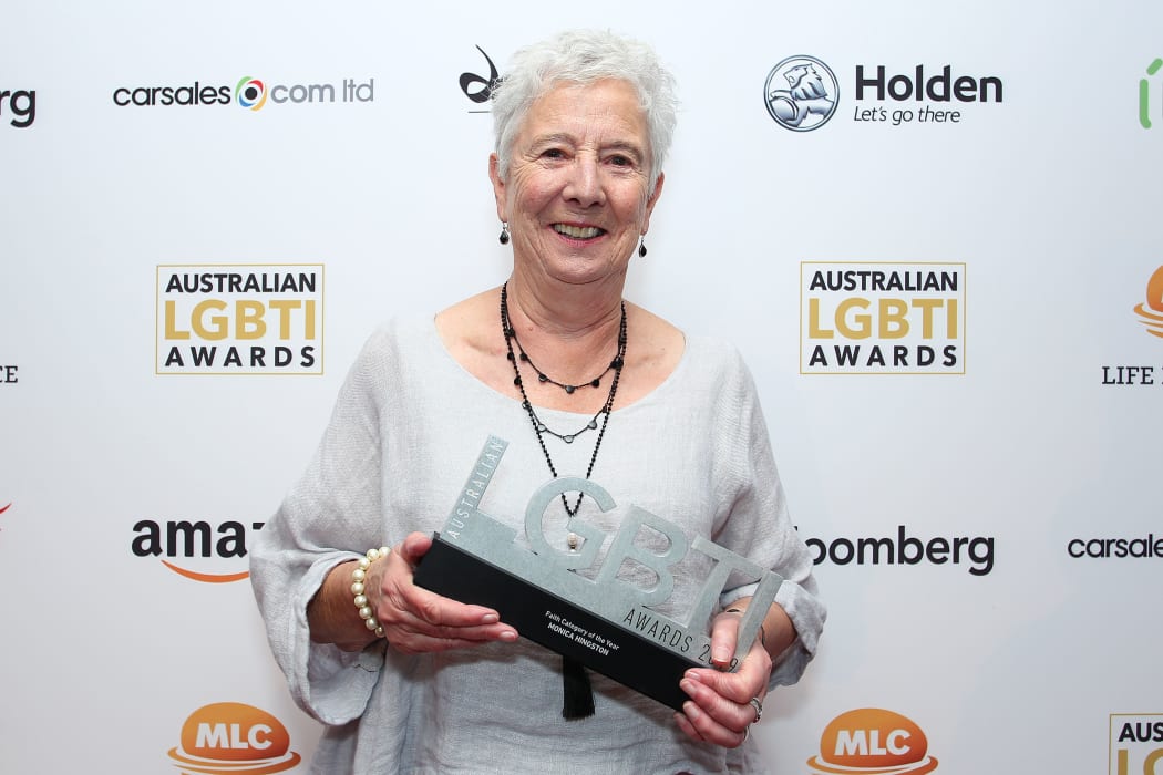 Monica Hingston at the 2019 Australian LGBTI Awards