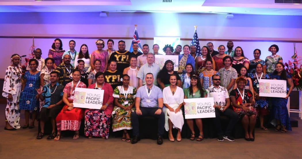 Atendees at the Young Pacific Leaders Conference in Fiji
