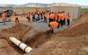 Work gets underway in 2020 on a pipeline bringing bore water to Kaitaia’s treatment plant.