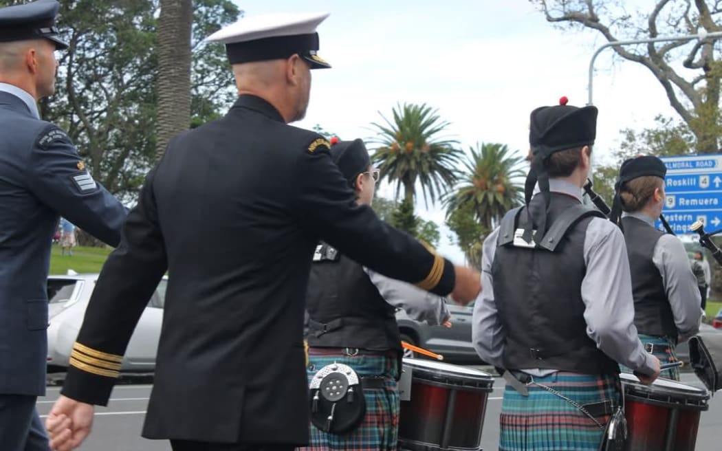 The ANZAC Day Parade in Mount Eden.