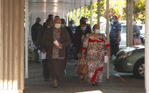Pasifika church leaders receive their first Covid-19 vaccination.
